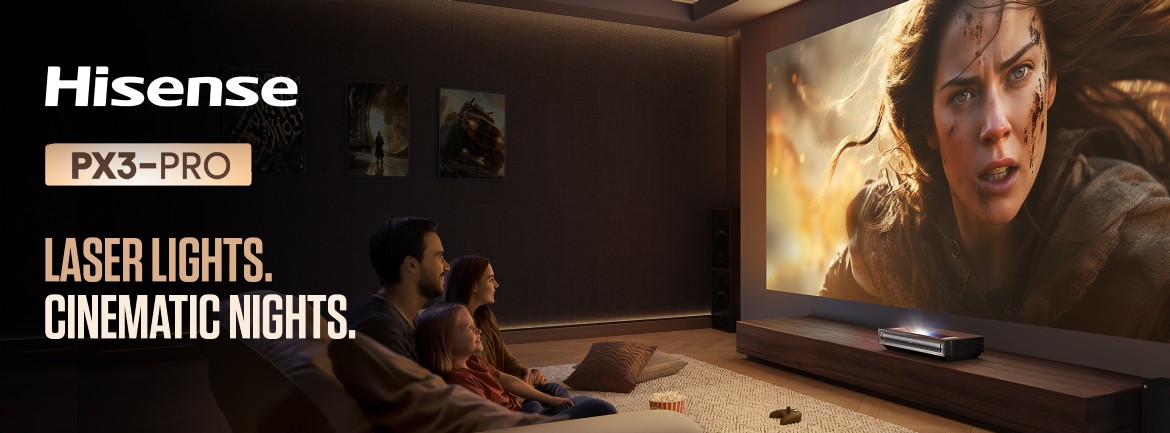 Hisense PX3-PRO TriChroma, cine en casa de altas prestaciones.